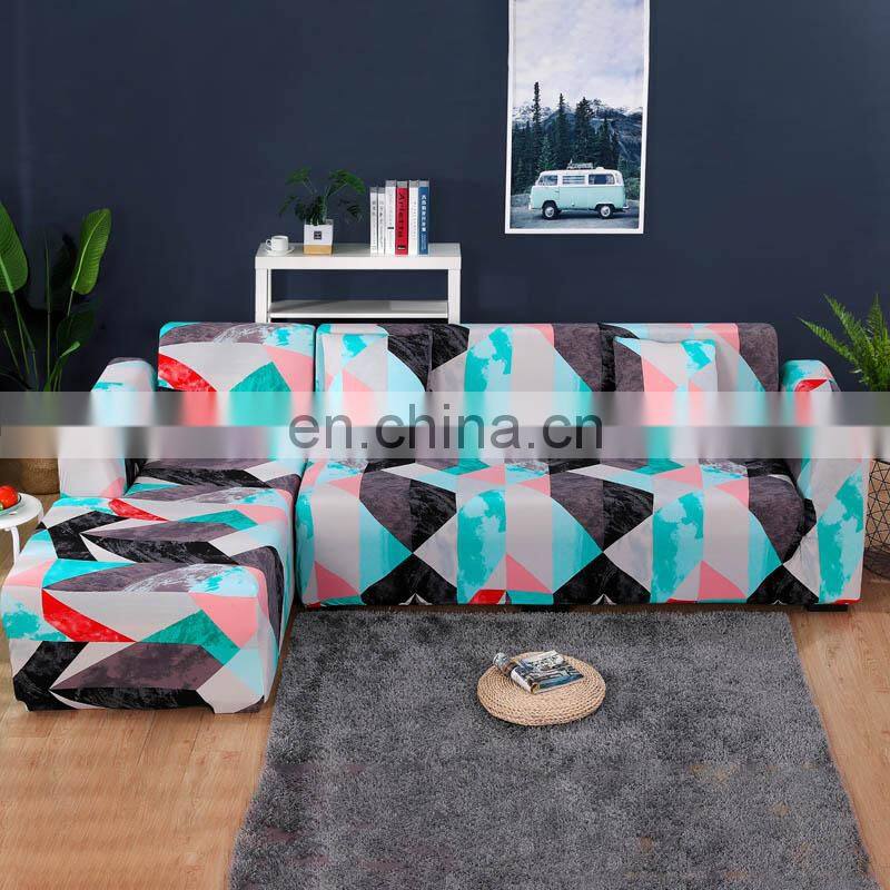 L Shape Corner Armchair Sectional Slipcover Sofa Covers Stretch Furniture Covers Elastic Sofa Covers