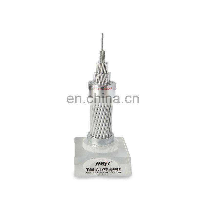Bare aluminum AAC Bluebonnet 3500 AWG/MCM conductor ASTM B231