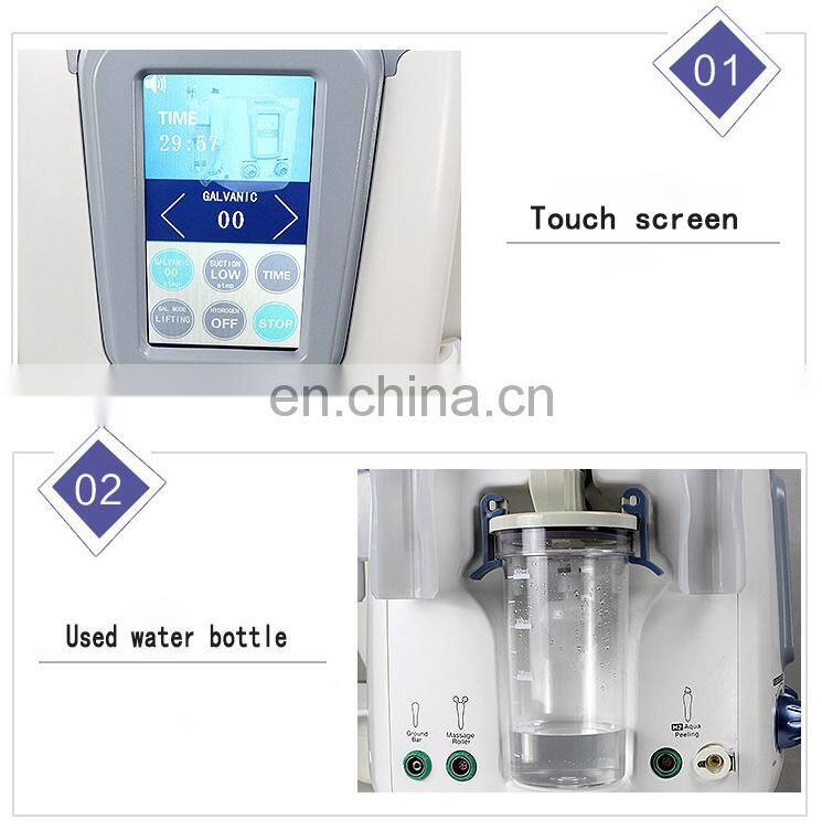 Hot Selling Korean H2 O2 Aqua Water Facial Spa Oxygen Peel Skin Care Machine