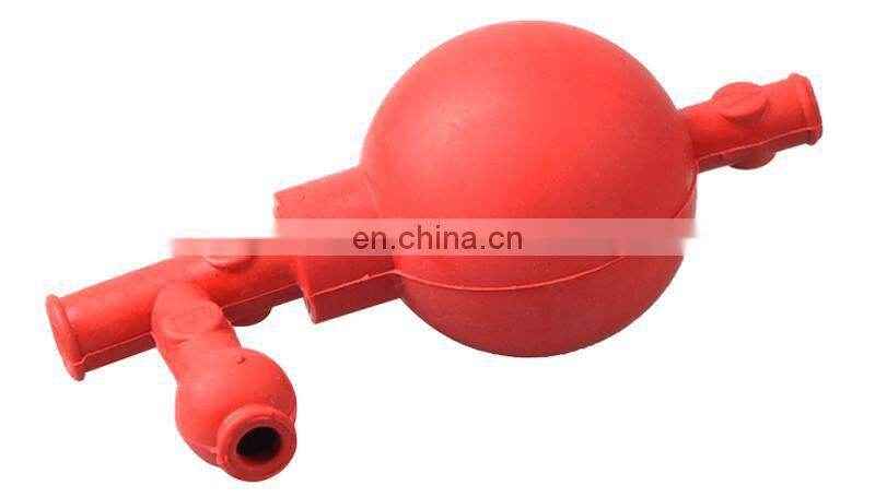 3 Ways Rubber Pipet Pipette Filler Bulb Silicone Red Three Valve