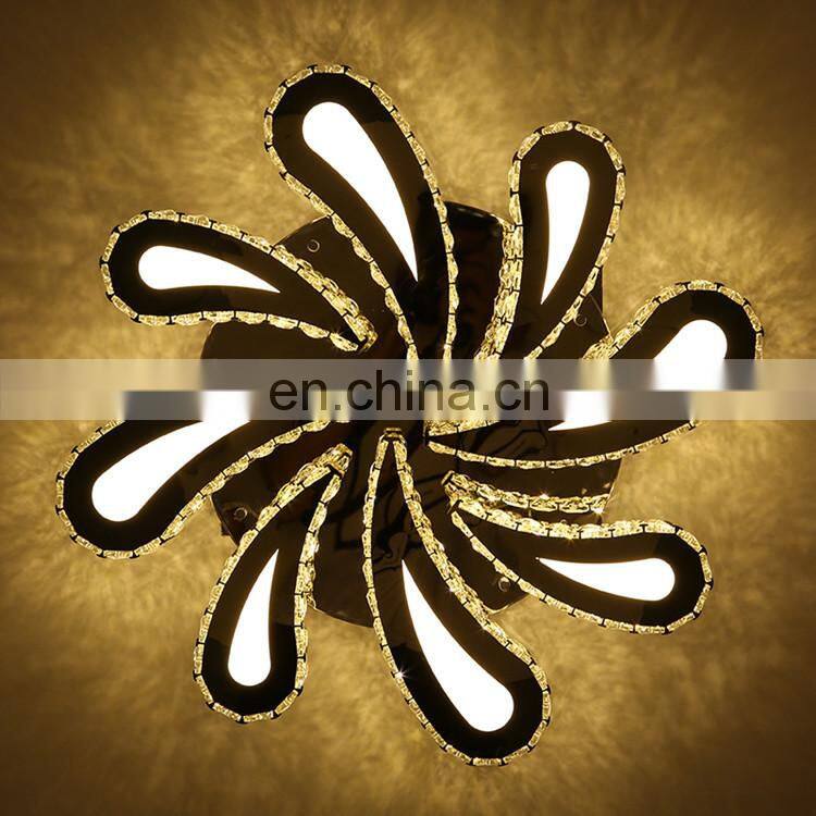 LED round crystal living room lights modern luxury ceiling lighting network lighting