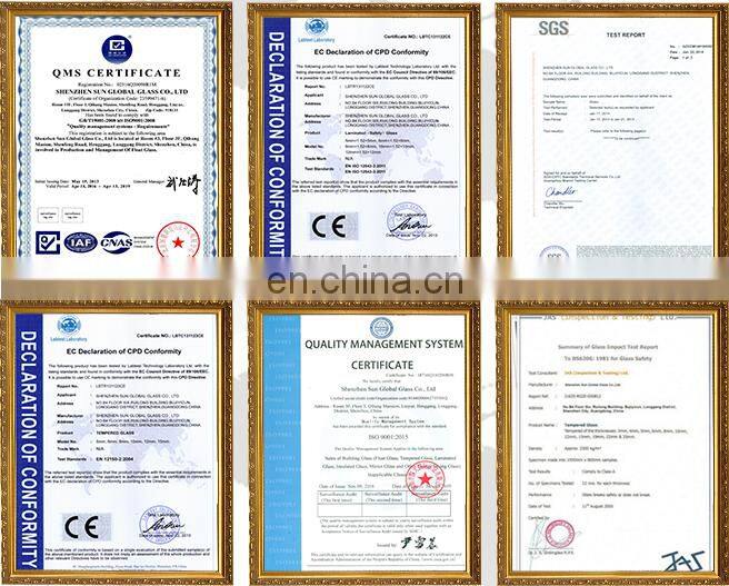 China architectural glazing factory price glass facade system