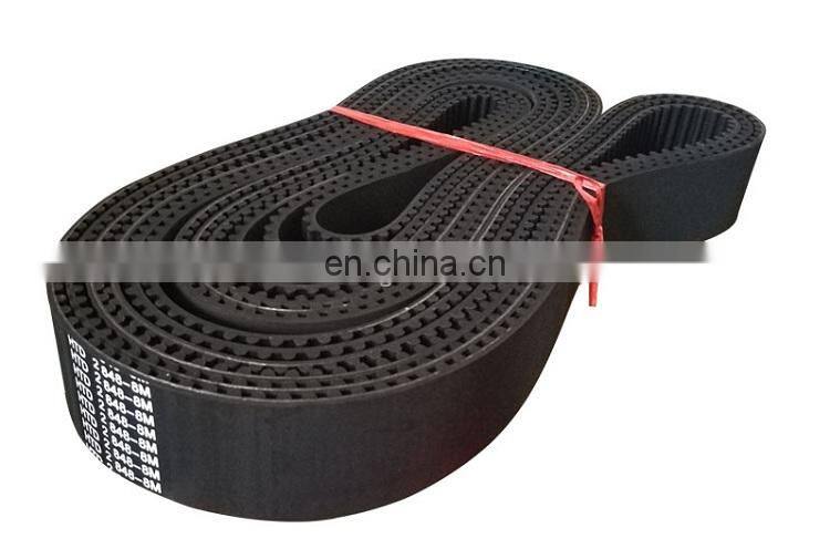 rubber transmission timing belt with grassfiber cord