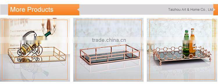 Direct Factory Price Newest Design Mirror Stainless Steel Serving Tray/metal tray