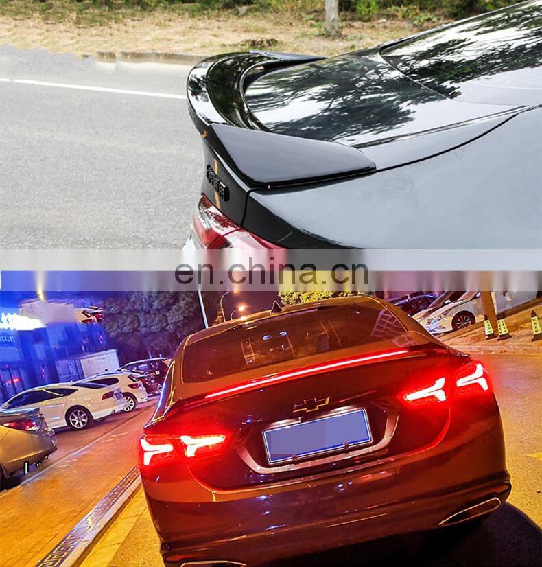 body kit accessories Front Bumper Lip Body ABS Splitter diffuser for 2016 2017 2018 2019 Malibu rear spoiler light
