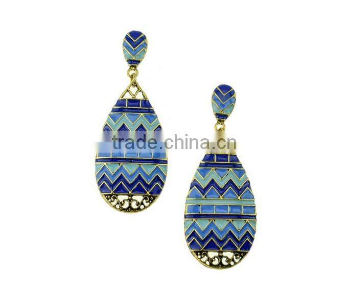 earrings in ear chain blue stone for nipples double face silver ball sun and moon arete dije colgado colgante para dama