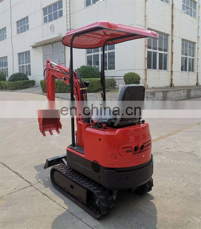 high performance walk behind mini excavator 1 ton for sale with CE 1 year warranty