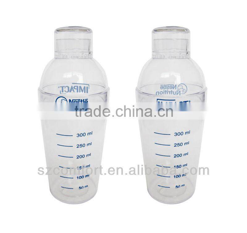 shenzhen factory OEM 750ml clear plastic water bottle wholesale