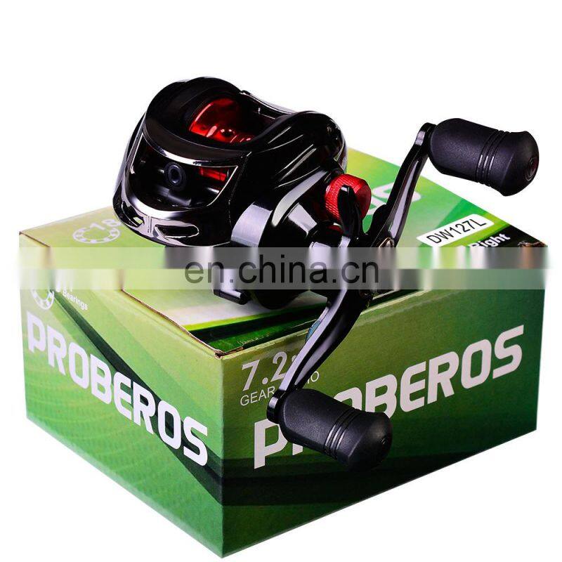 Left Right Hand Baitcasting Reel 17+1 axis fishing line wheel 7.2:1 sea fishing wheel