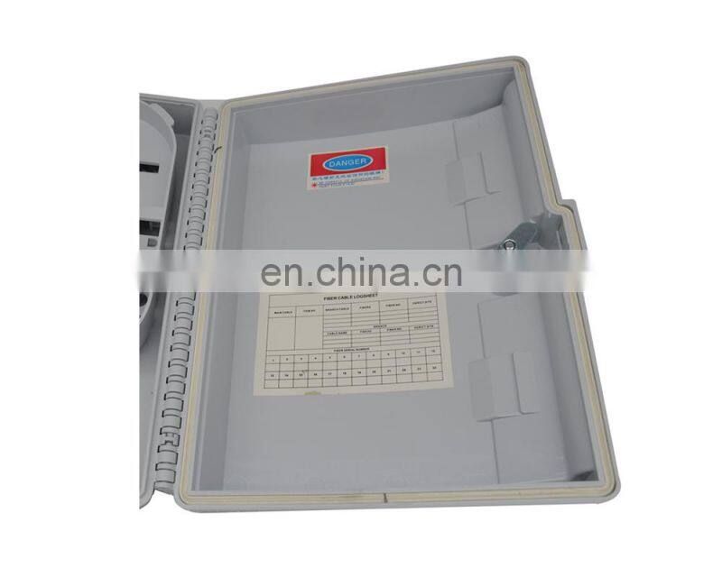 MT-1416 High quality pole mount type outdoor PC plastic 16 core optical distribution box