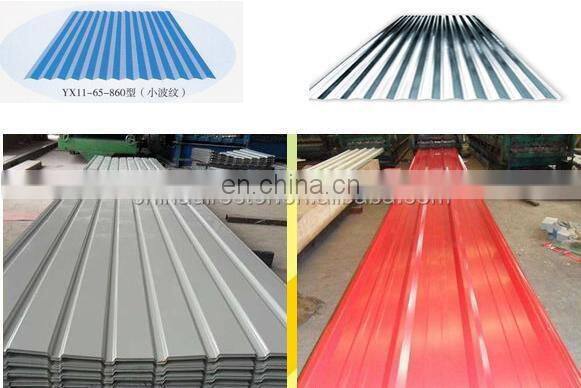 China Decorative Zinc Coated Color Roofing Corrugated Galvanized Steel Sheets