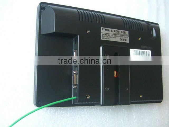 NEW 7 inch LCD DVI & VGA Input Monitor (With touchscreen)