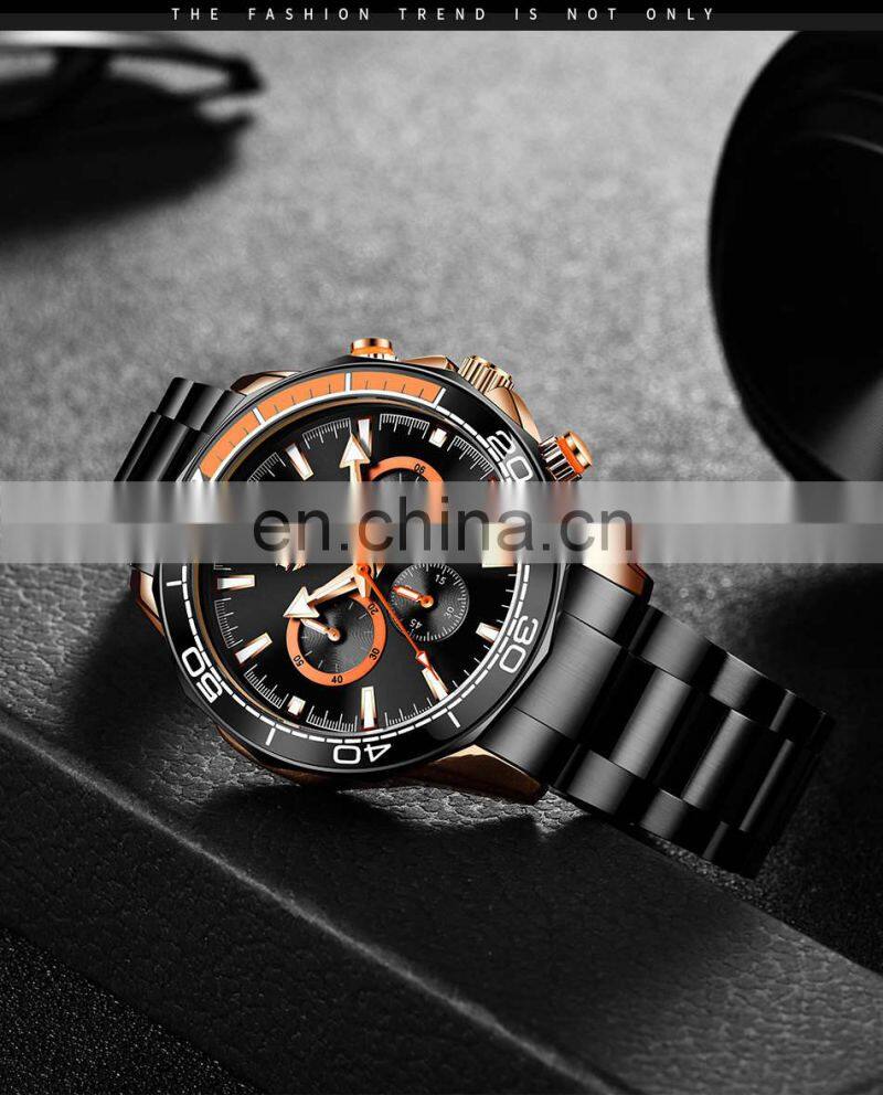 LIGE 8933 Fashion sport for man Waterproof Stainless Steel Quartz Watch luxury mans watch perfect Watch Online