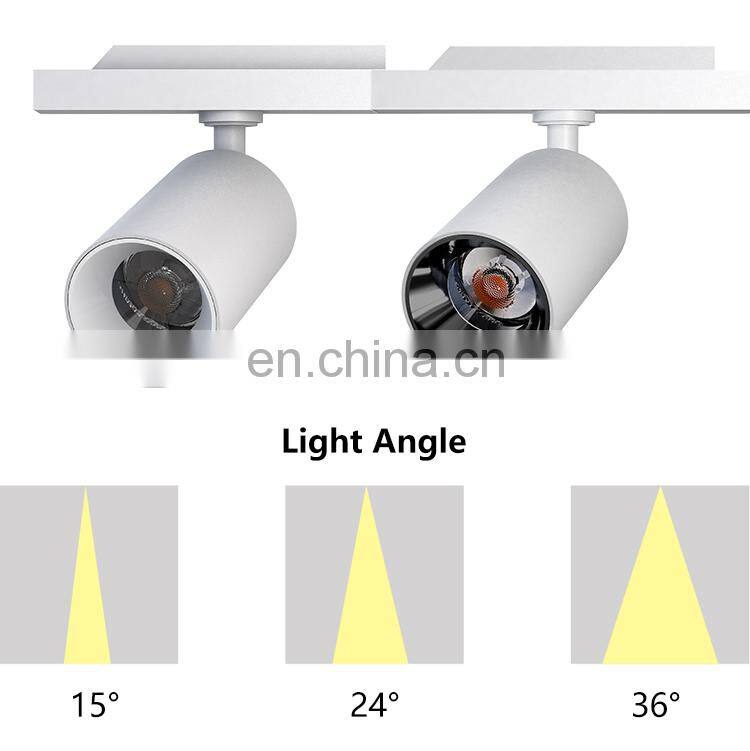Hot Sale High Quality Aluminum PC Showroom Show Gallery Museum COB 20W LED Track Light