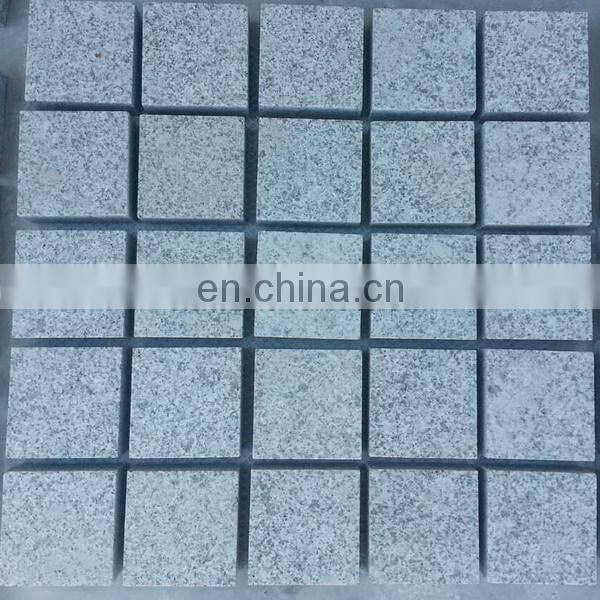 Natural black stone paving stone patio parking