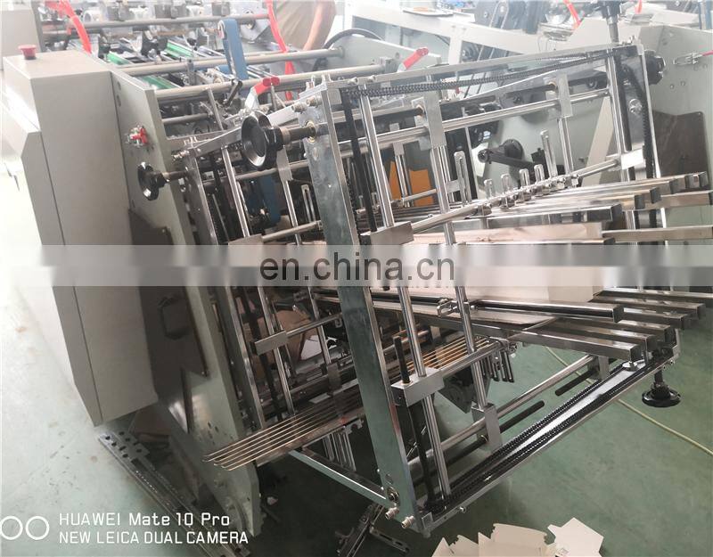HBM800 Automatic disposable snack hotdog kraft Paper Box making machine, recycle fast food pizza packing box forming equipment