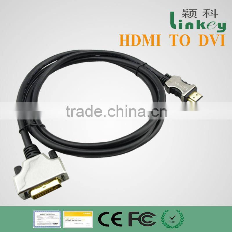 HDMI to DVI cable for HDTV,DVD,Monitors