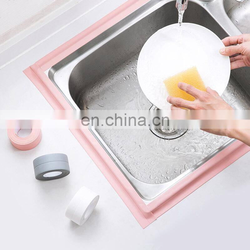 Bathroom Kitchen Accessories Shower Bath Sealing Strip Tape Caulk Strip Self Adhesive Waterproof Wall Sticker Sink Edge Tape
