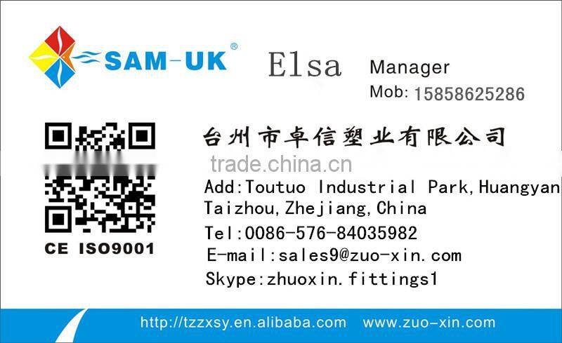 Threaded Plastic Pipe Fittings PVC ABS Water Tap for Water Made in China