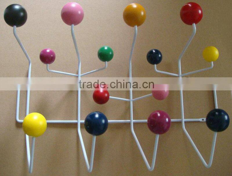 Living room decorative hang it all iron coat rack