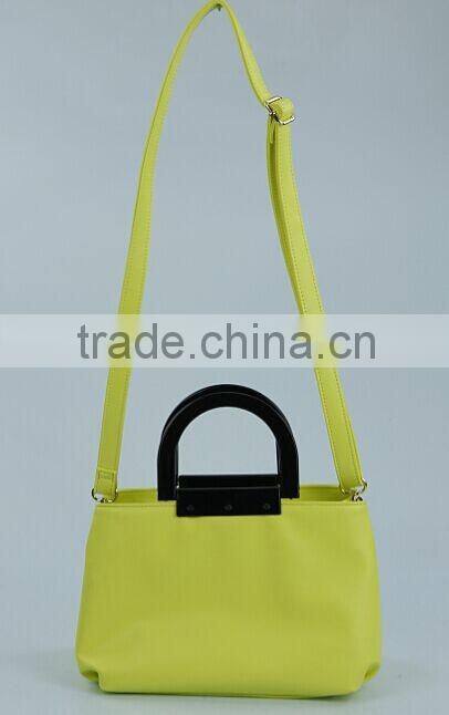 wholesale PU leather lady handbag 2016