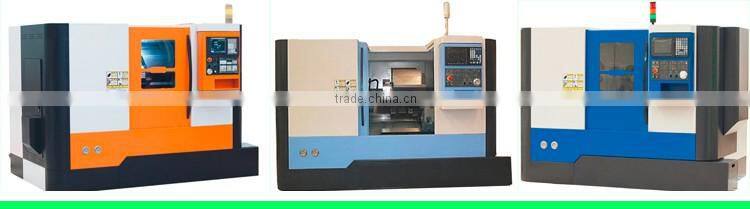 CKX400L slant bed cnc lathe machine tools 8 station tool turret 3 jaw 8" hydraulic chuck programmable tailstock