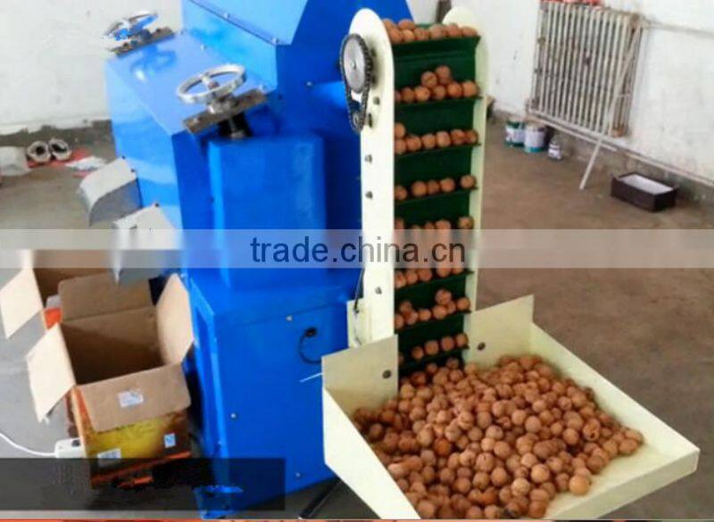 Latest Walnut Dehulling Cracking Shelling Machine