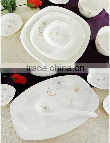 56 pcs western dinnerware sets
