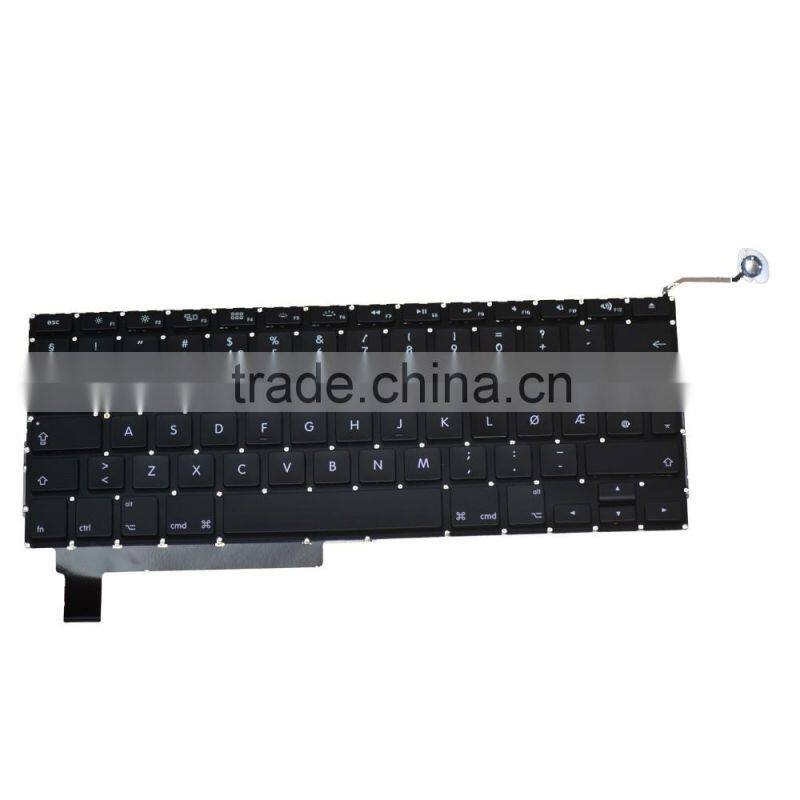 Factory Norwegian Laptop keyboard Replacement For Macbook Pro A1286 2008-2012