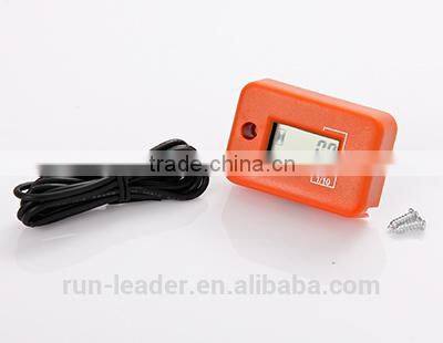 Digital Inductive Waterproof Tachometer Hour Meter Used For Gasoline Engine 2/4 Stroke