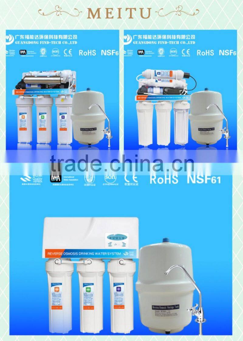 Direct drinking 5 stage RO system water purification plant price with digital display
