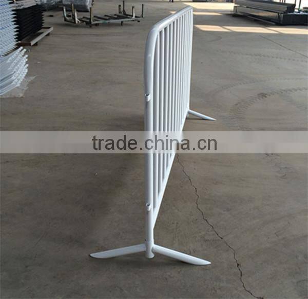 galvanized steel traffic crowd control barrier