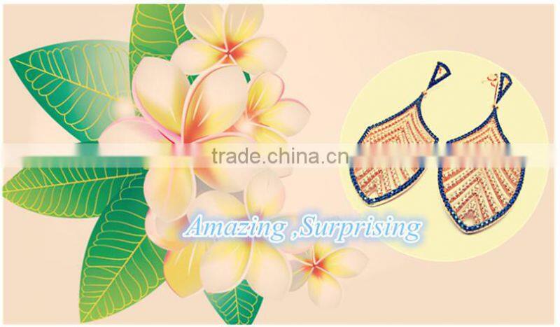 fashion jewelry in brass custom loop earrings for women fashion open designs loop earrings