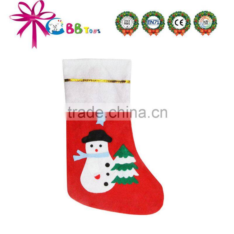 2016 New Year Children Gift Decorative Felt Christmas Stocking plash toys