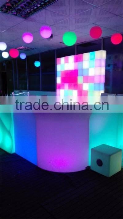 Bar Ice bucket with LED lights remote control