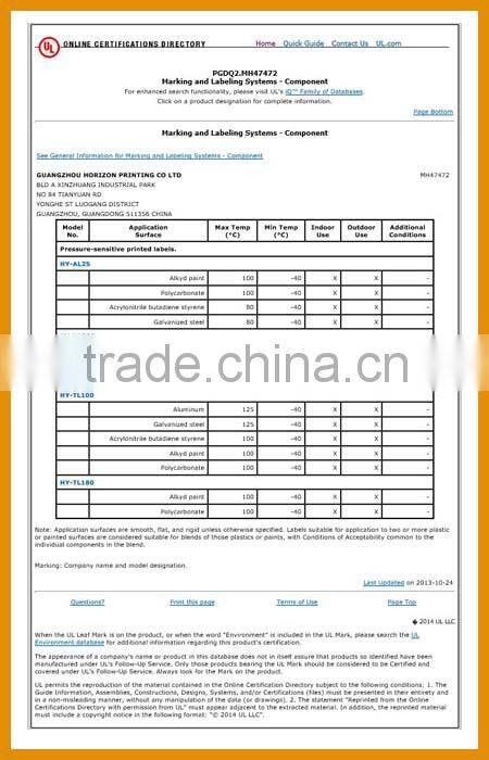 Transparent Colorful Label Custom Adhesive Clear Label