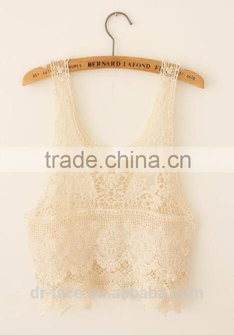 2014 new crochet cotton neck lace/dress making neck lace /collar lace