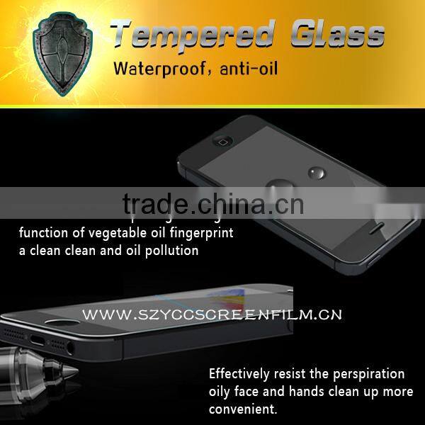 Excellent Axidi 0.2/0.33mm anti-shock tempered glass screen guard/protector for iphone5/5S