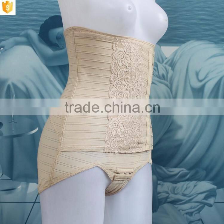 Embroidery lady shaper,high waist slimming panty shaperwear sexy