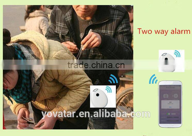 Mini bluetooth tracker,wallet/luggage/phone/kid/pet locaton tracker,free app tracker device