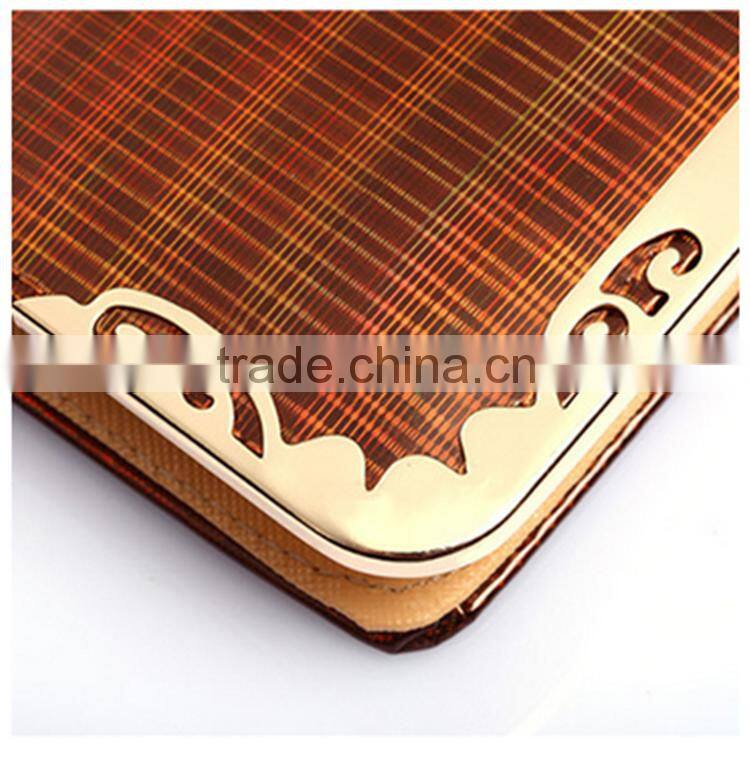 Latest design ladies hand purse clutch pu wallet heart rhinestone purse