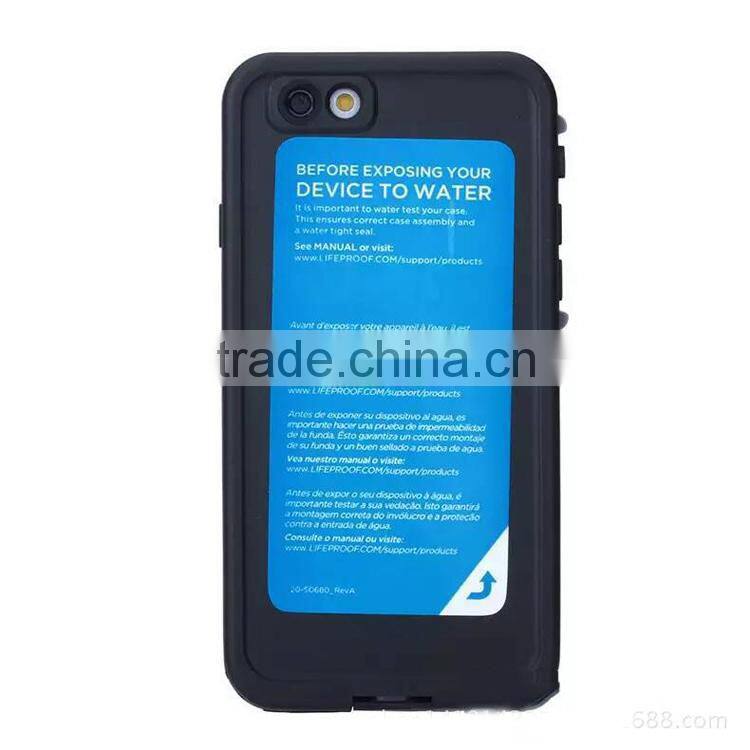 High quality waterproof cover for iphone 6,for iphone 6 waterproof cover case