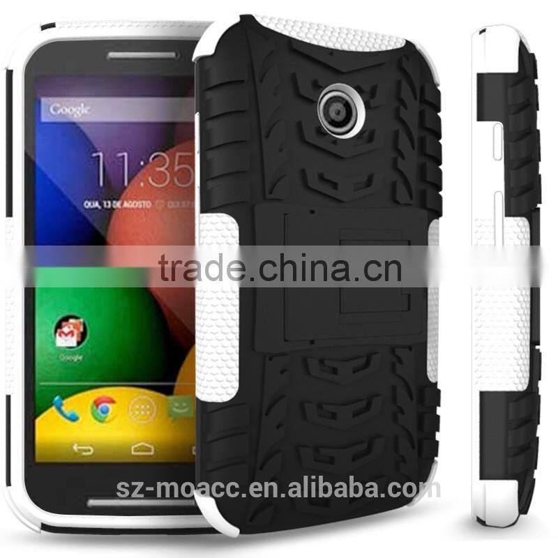 2 in 1 pc tpu stand mobile phone case for for motorola xt1022