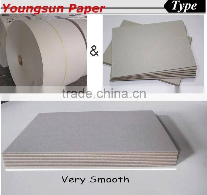 double sides coated grey board 2mm