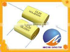polypropylene film cap /CBB21 0.22uf 160vdc china capacitor manufacture