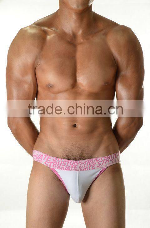 Cotton Fabric China Factory embroidery Waist Brief for Adult