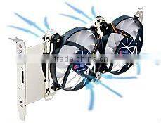Overclocking universal gaming pc cpu fan pci slot 12V dc vga cooler