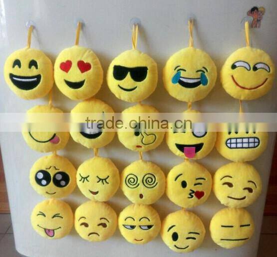 New design custom plush keychain emoji keychain