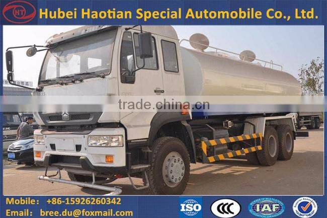 6X4 Dongfeng LHD Water Tank Vehicle Tank 280 hp for road cleaning/water transporting/city construction