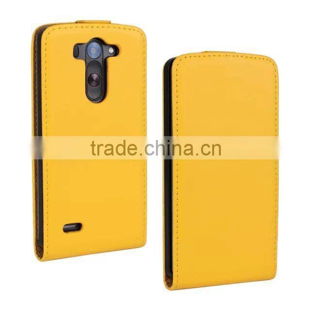Wholesale Mobile phone case for LG G2,Flip Real leather case for LG G2